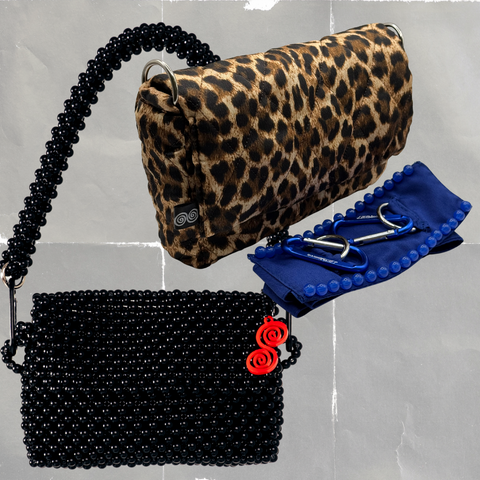 SUPER COMBO | BLACK + PANTHER PUFFER + BLUE