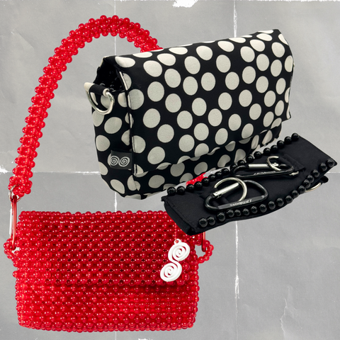 SUPER COMBO | GLOSSY RED + POLKA + BLACK