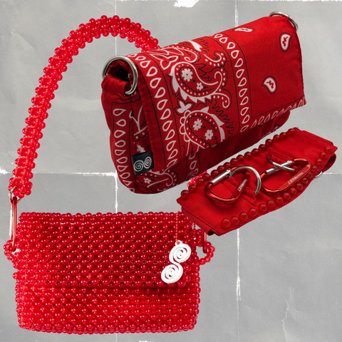 SUPER COMBO | GLOSSY RED + PAISLEY + RED