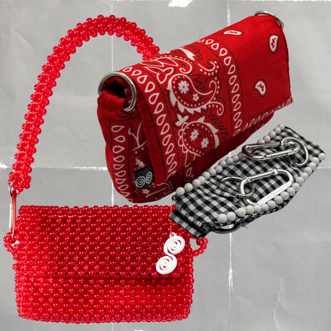 SUPER COMBO | GLOSSY RED + PAISLEY + VICHY