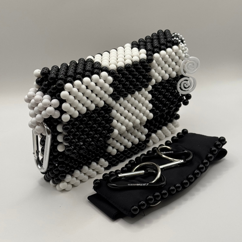 BAG+STRAP COMBO | CHECKERED & BLACK