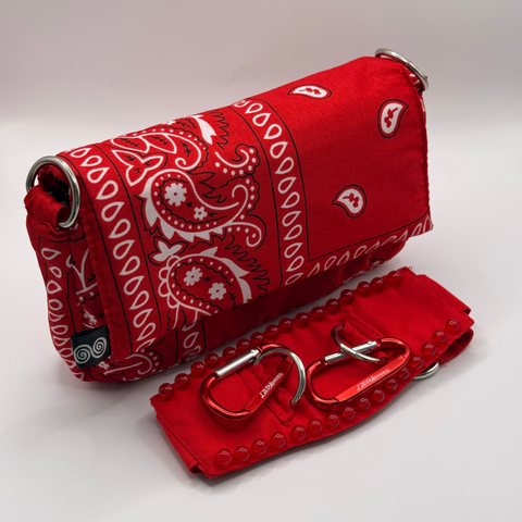 COVER+STRAP COMBO | PAISLEY & RED