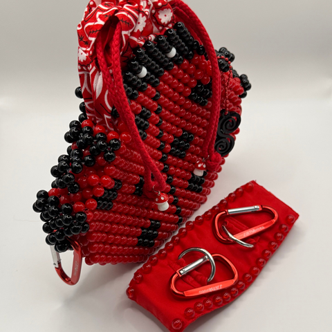 BAG+STRAP COMBO | LADY BLOOM & RED