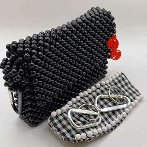 BAG+STRAP COMBO | BLACK & VICHY