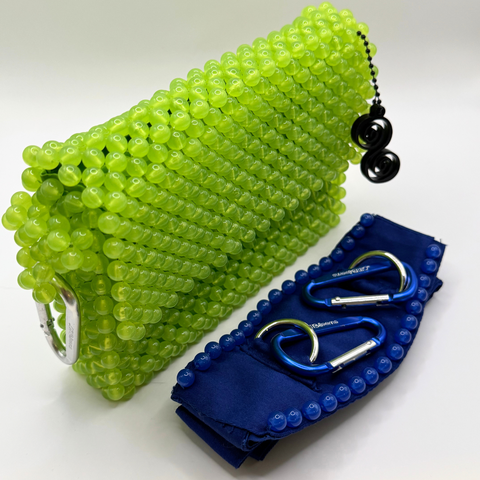 BAG+STRAP COMBO | GLOSSY LIME & BLUE