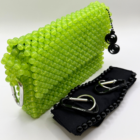 BAG+STRAP COMBO | GLOSSY LIME & BLACK