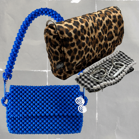 SUPER COMBO | BLUE + PANTHER PUFFER + VICHY