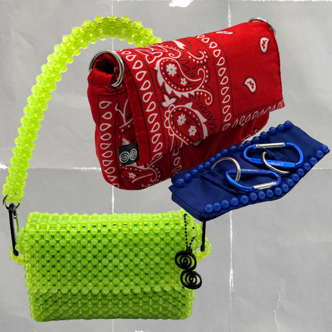 SUPER COMBO | GLOSSY LIME + PAISLEY + BLUE
