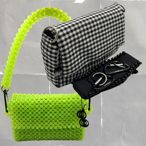 SUPER COMBO | GLOSSY LIME + VICHY + BLACK