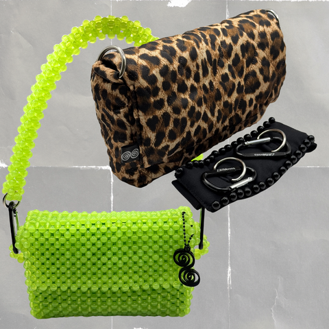 SUPER COMBO | GLOSSY LIME + PANTHER PUFFER + BLACK