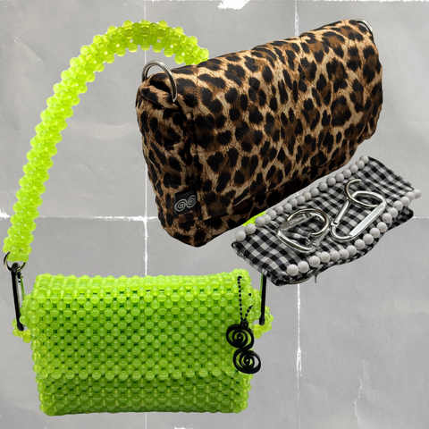 SUPER COMBO | GLOSSY LIME + PANTHER PUFFER + VICHY