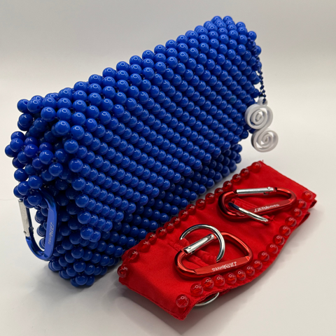 BAG+STRAP COMBO | BLUE & RED